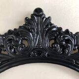 Black lacquered bronze frame