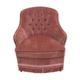 Pink padded chair
