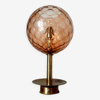 Murano XXL brass and globe table lamp