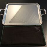 Christofle plate in silver metal