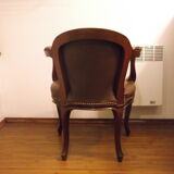 Leather armchair