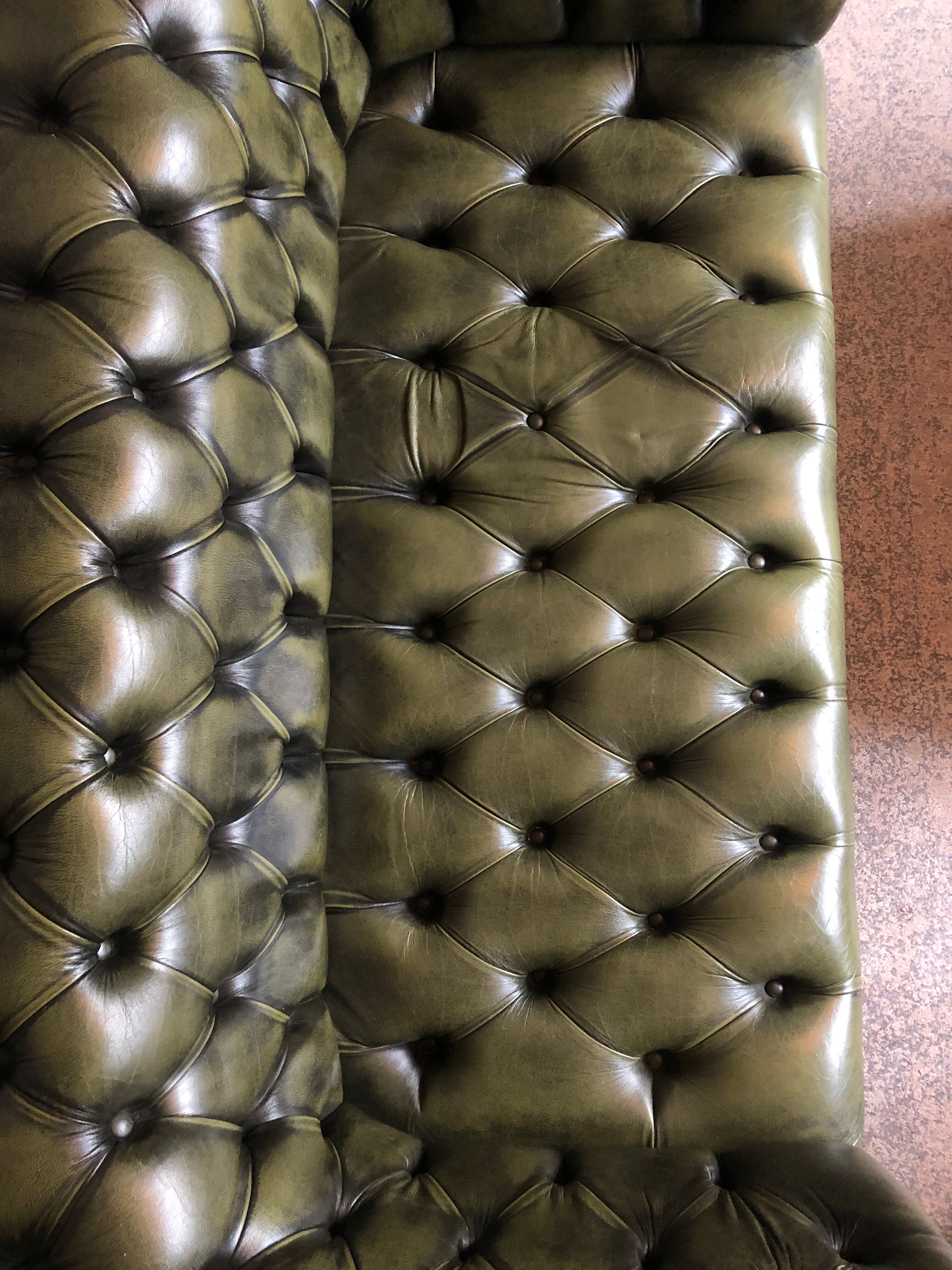 Chesterfield sofa & armchair