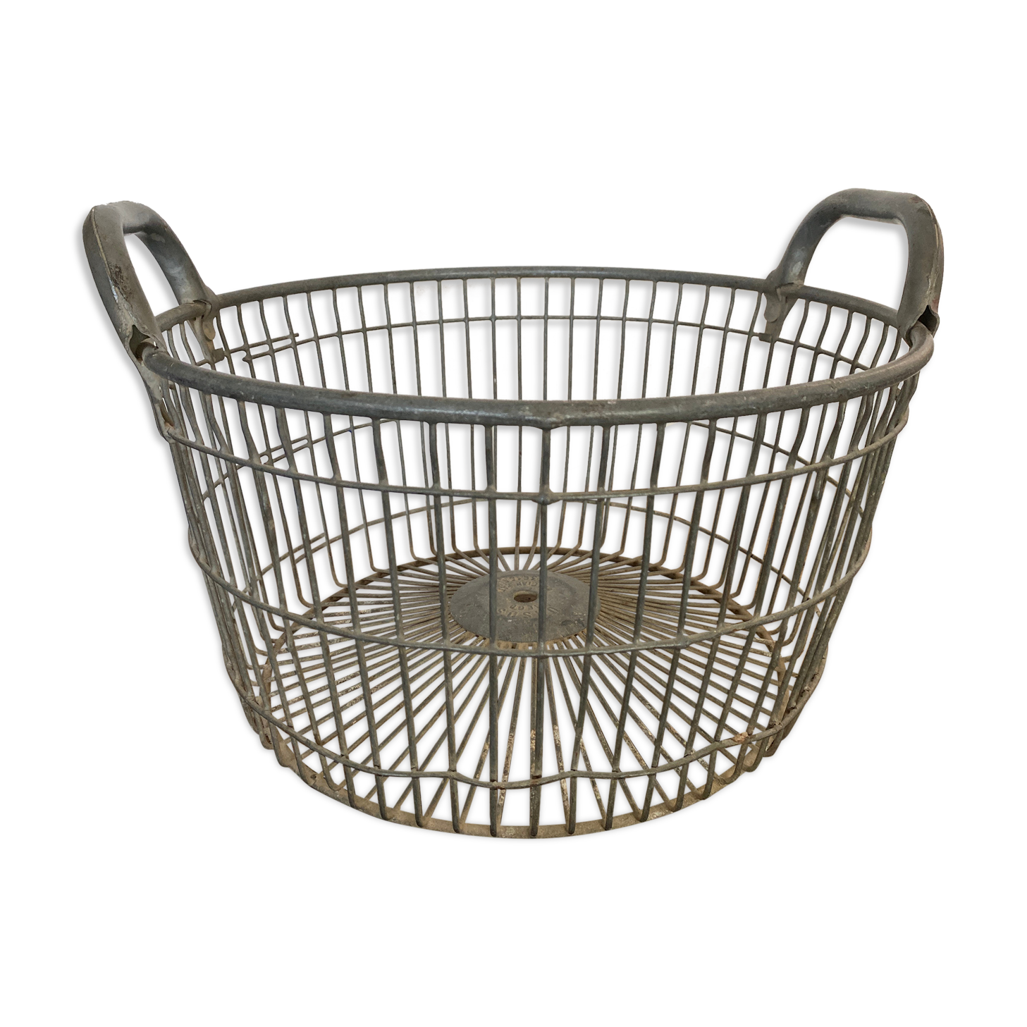 Metal industrial basket
