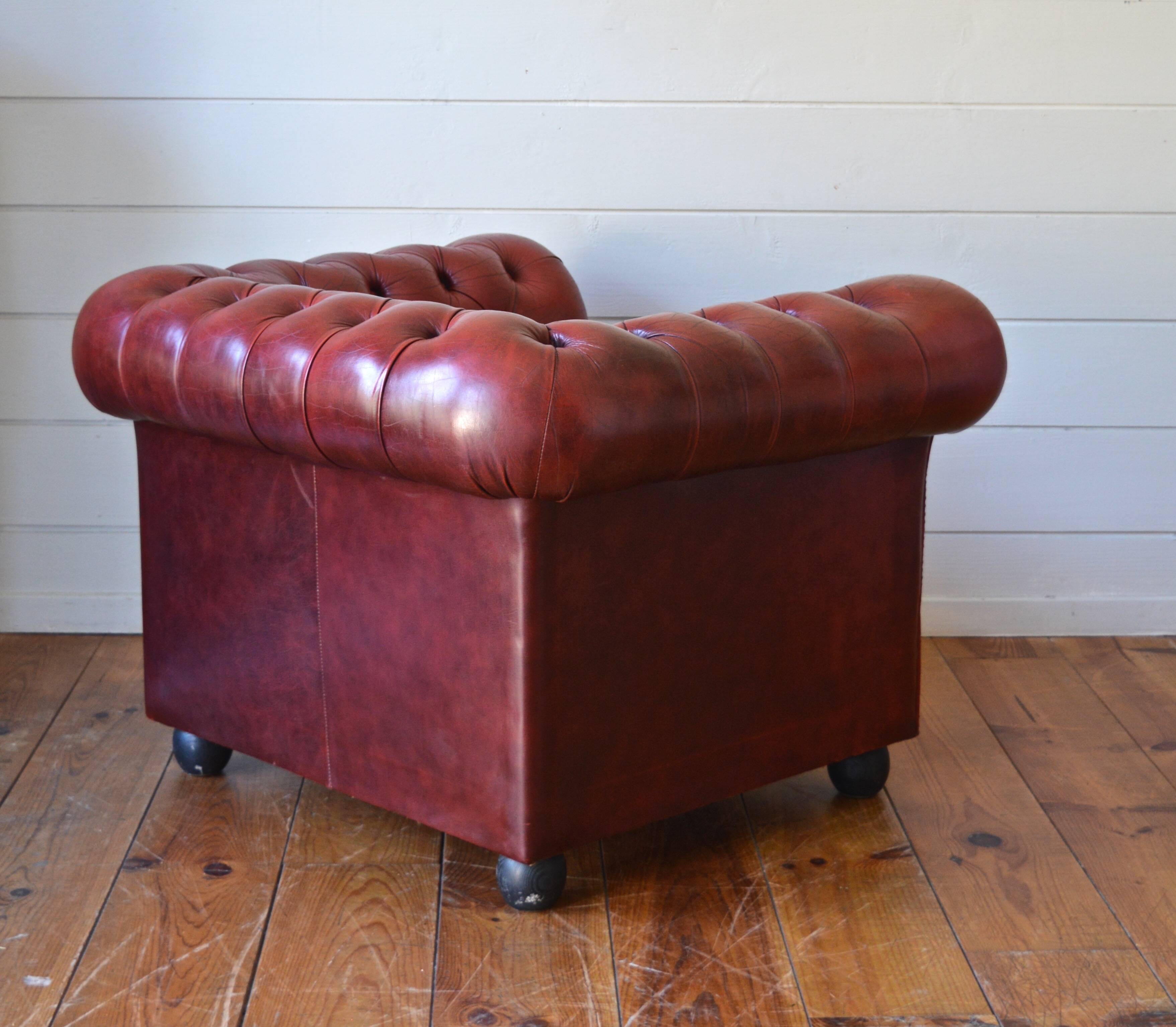 Fauteuil chesterfield