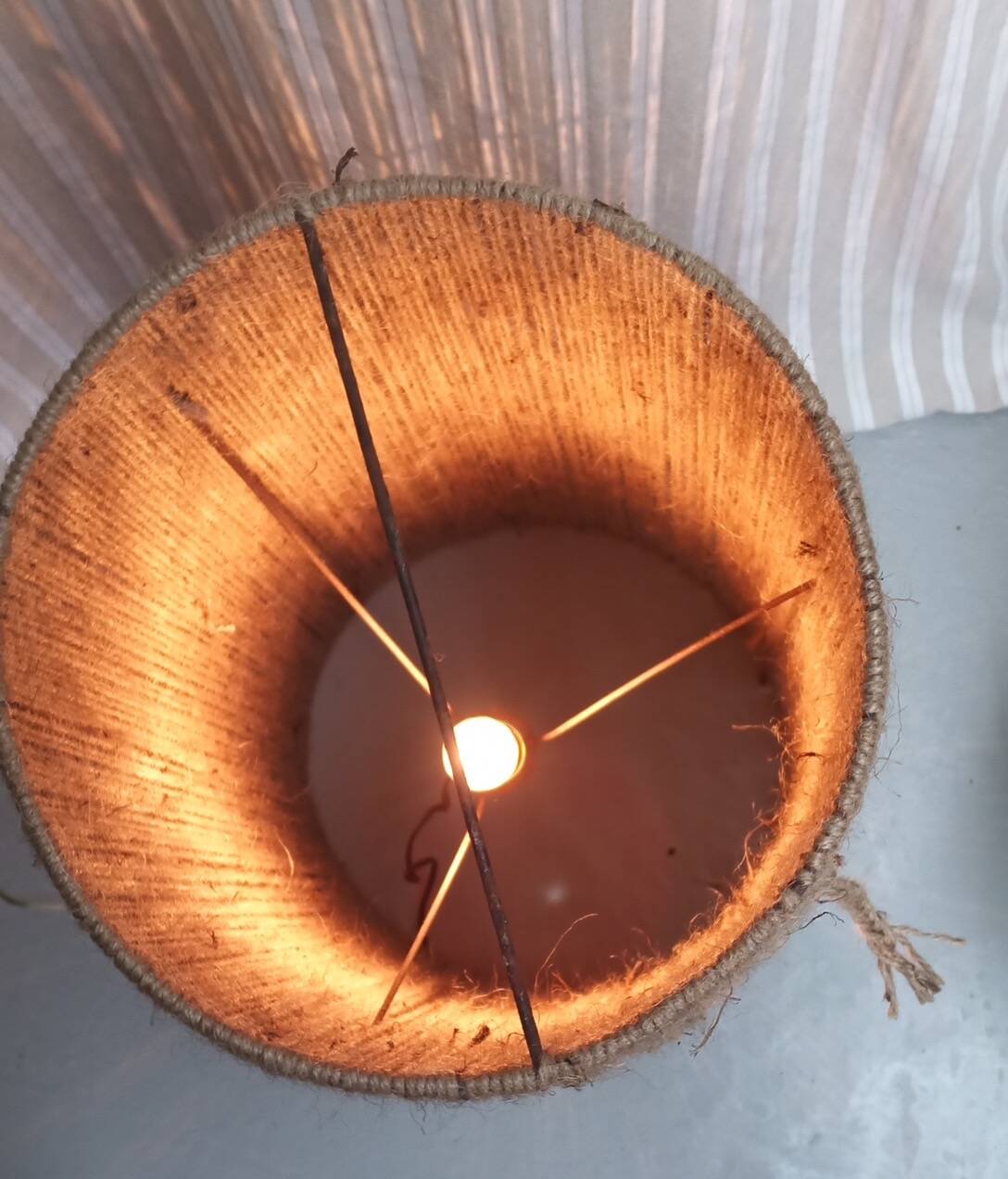 Jute lamp 74 cm