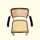 Pair of B64 armchairs with armrests Marcel Breuer