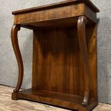 Louis Philippe / Restoration period console in walnut circa 1820