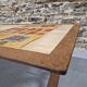 Ceramic and metal coffee table from the 60s Vallauris style