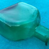 Large moulded glass flask
