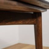 Table à manger extensible carrée en palissandre du milieu du siècle, Danemark, années 1960