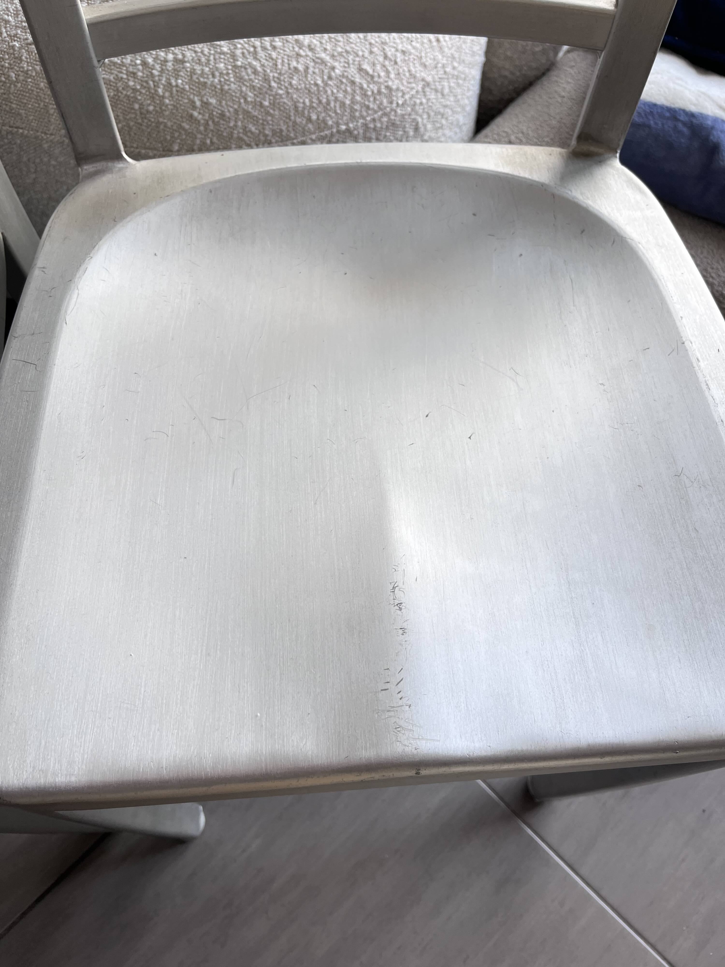 Set of 4 Alcatraz industrial loft chairs