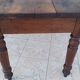 19th-century walnut table