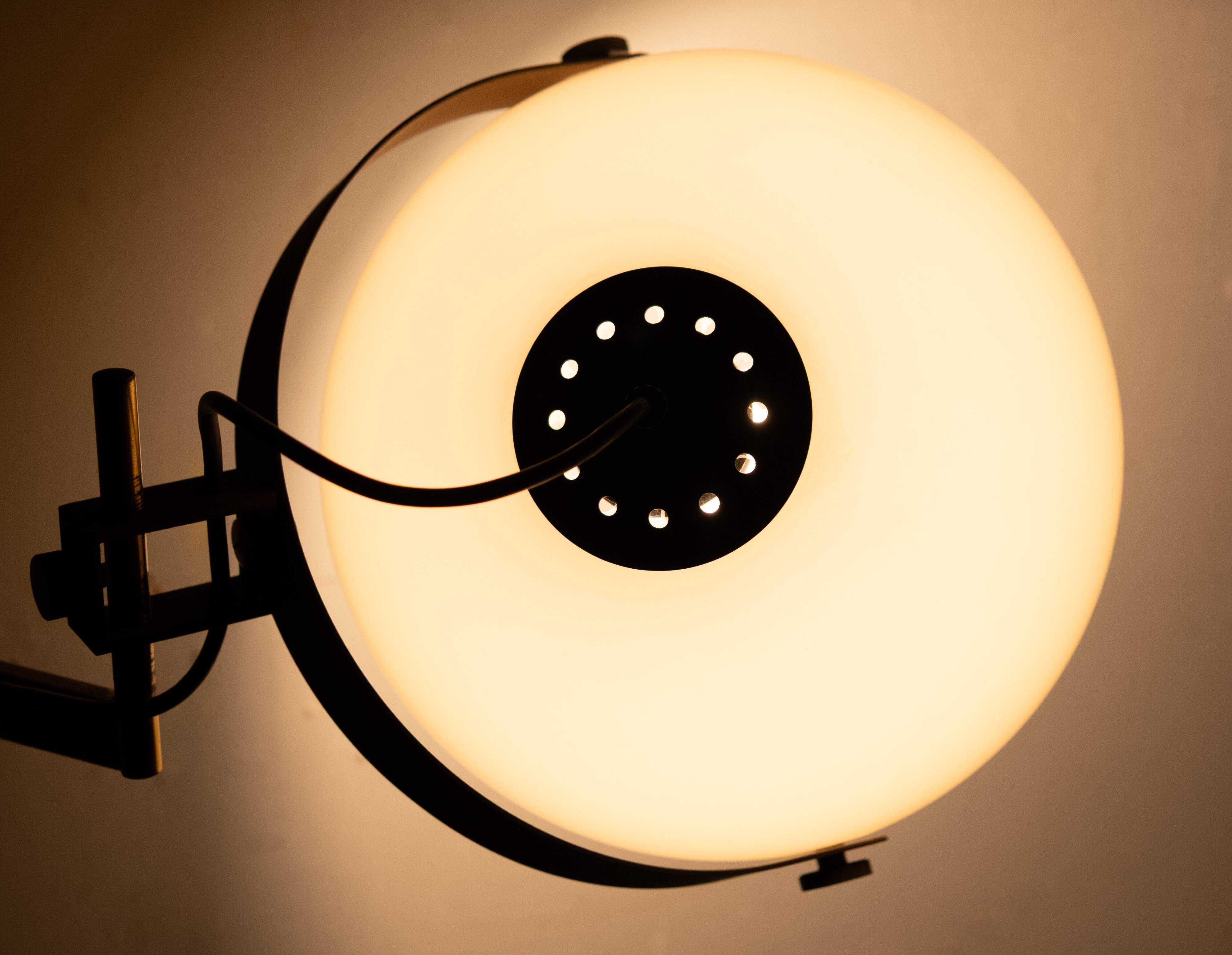 Dijkstra spring arm Wall Lamp 1970s Holland