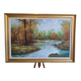 Painting of a forest