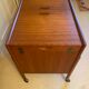 Furniture wooden rolling bar box