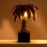 Maison Jansen style . Palmier lamp in gilded brass. 1970s. LS4506587Y