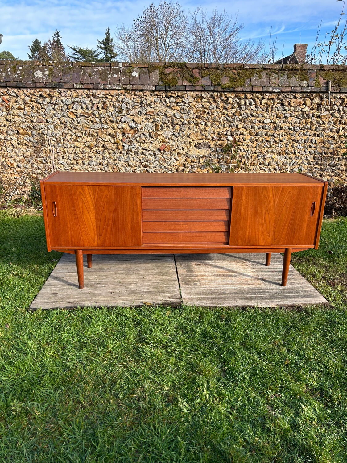 Scandinavian enfilade Nils Jonsson TROEDS vintage Trio model 1960