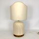 Ceramic and Brass Table Lamp by Tommaso Barbi, 1970s