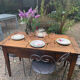 Old farmhouse table