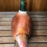 Old michel caugant terrine pheasant shape vintage ceramic
