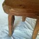 Tabouret de ferme en bois massif