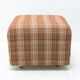 Eastern bloc upholstered pouffe, 1980´s, Czechoslovakia