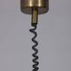 Vintage 70's italian design metal rolling chandelier