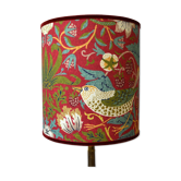 Bird and flower lampshade, William Morris style