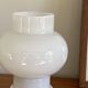 Vintage 60s white opaline glass table lamp LAMP-7146