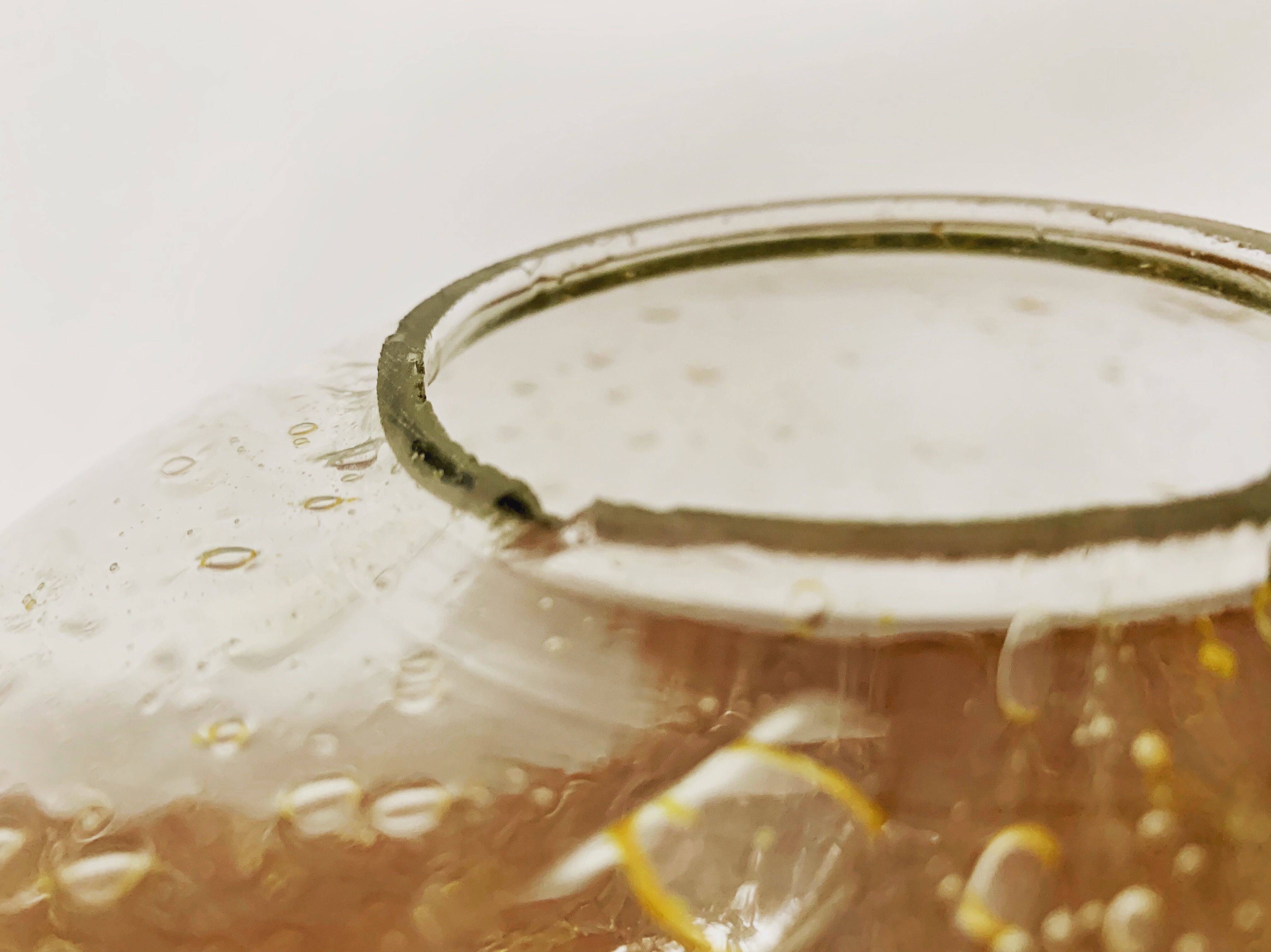 Bubble glass pendant lamp by Doria