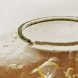 Bubble glass pendant lamp by Doria