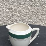 Coffee maker, milk jug and sugar bowl, Lumière, Digoin and Sarreguemines models