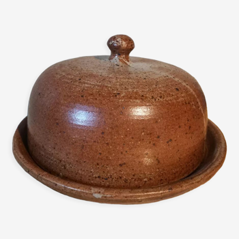 Vintage stoneware butter dish