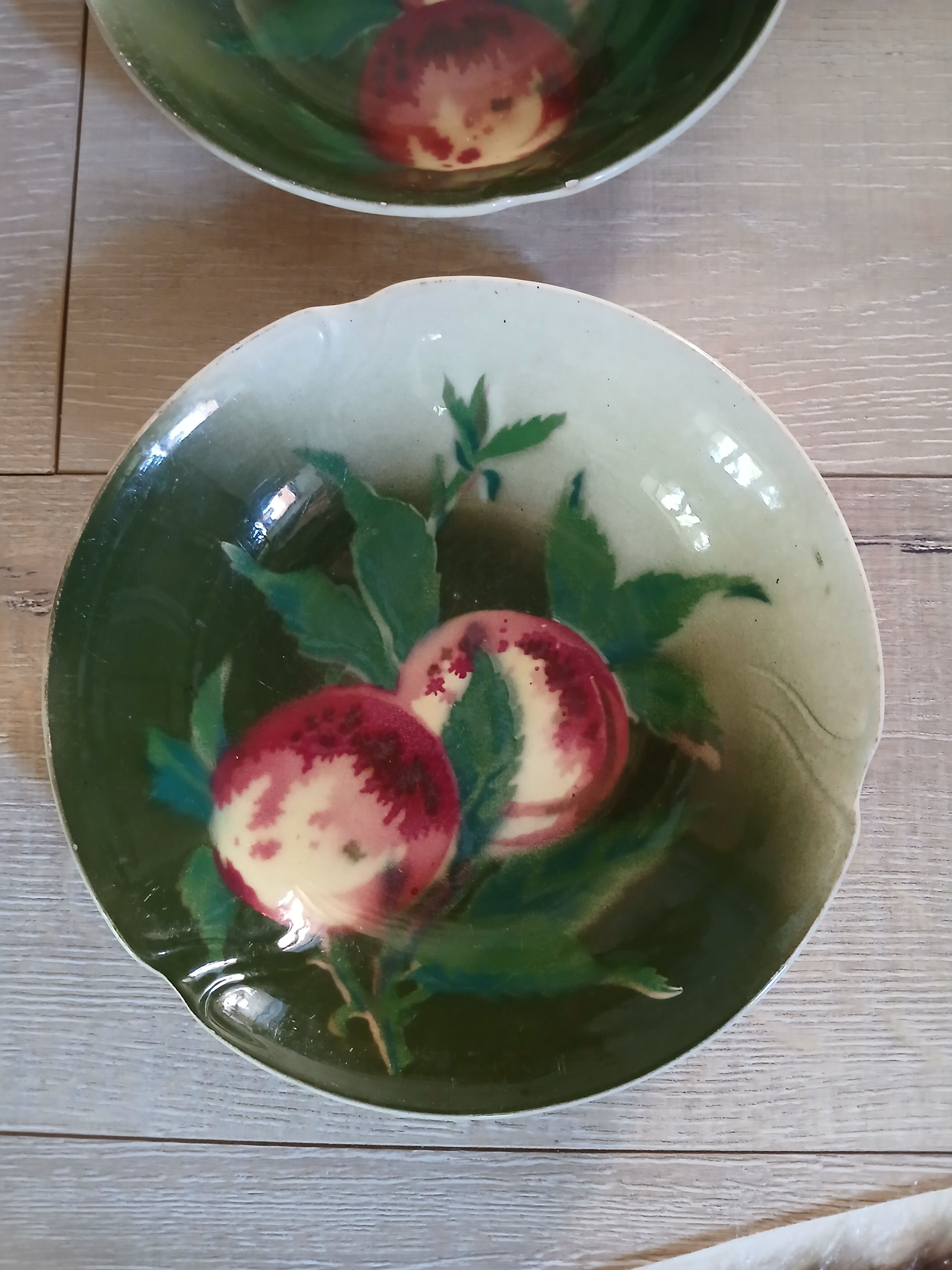 2 very old deep plates