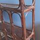 Etagère murale en bambou & rotin couleur marron, vintage 1960