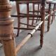 Lot de 4 chaises volantes Louis XVI