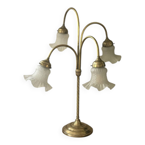 Lampe en laiton vintage