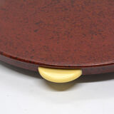 Bakelite tray kreutz art deco rotary cake dish, germany, 1930s