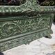 Antique enamelled cast iron planter in the Napoleon III style.