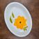 Vintage oval dish Made in Italy, hand-painted floral decoration