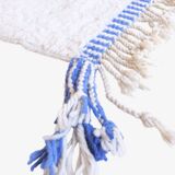 Blue and White Berber Rug - 345 x 252 cm
