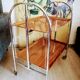 Vintage folding trolley with wheels