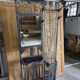 Art Deco coat rack wardrobe in wrought iron from the 1930s.