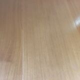 Round table & 4 straw oak and beech chairs