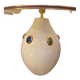 Ceramic lamp with jewelry decorations