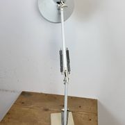 Vintage White Italian Architect Table Lamp, 1970s