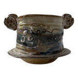 Yvon Gauchot ceramic bowl with handles