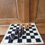 Complete wooden chess set