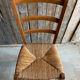 Chaises paillées
