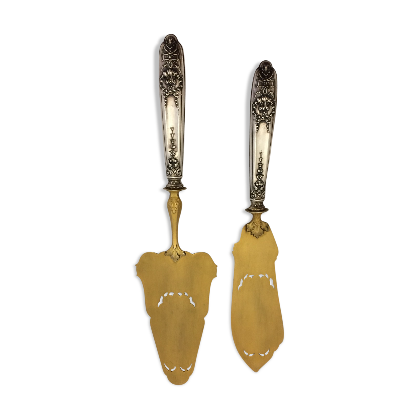 Old cake service cutlery